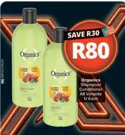 Checkers Organics Shampoo Conditioner offer