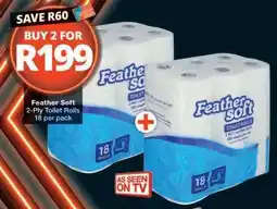 Checkers Feather Soft 2-Ply Toilet Rolls offer