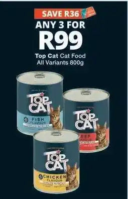 Checkers TOP CAT CAT FOOD offer