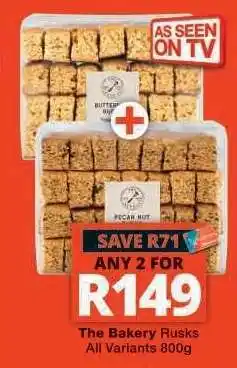 Checkers The Bakery Rusks offer
