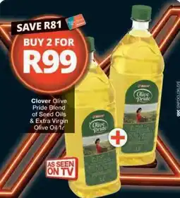 Checkers Clover Olive Pride Blend of Seed Oils & Extra Virgin Olive Oil 1ℓ offer
