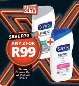 Checkers Sanex Shower Gel offer