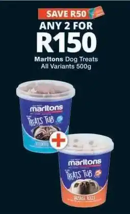 Checkers Marltons Dog Treats offer
