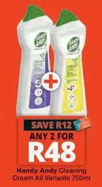 Checkers HANDY ANDY CLEANING CREAM offer