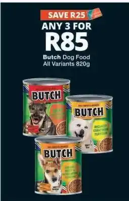 Checkers Butch Dog Food offer