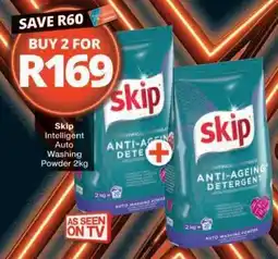 Checkers Skip Intelligent Auto Washing Powder 2kg offer