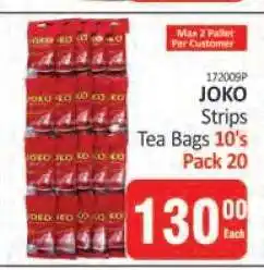 KitKat Cash and Carry JOKO Strips Tea Bags 10's Pack 20 offer