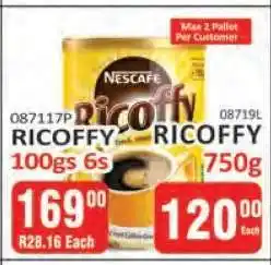 KitKat Cash and Carry Nescafe Ricoffy 100gs 6s offer