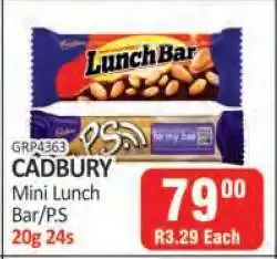 KitKat Cash and Carry CADBURY Mini Lunch Bar/P.S offer