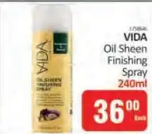 KitKat Cash and Carry VIDA Oil Sheen Finishing Spray offer