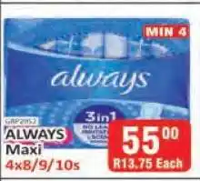 KitKat Cash and Carry ALWAYS Maxi offer