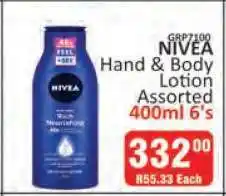KitKat Cash and Carry NIVEA Hand & Body Lotion Assorted offer