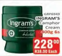 KitKat Cash and Carry Ingram's Camphor Cream 400g 6s offer