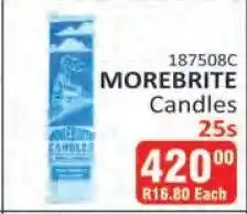 KitKat Cash and Carry MOREBRITE Candles 25s offer