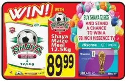 Supa Store Shaya Maize Meal 12.5Kg offer