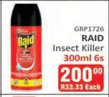 KitKat Cash and Carry Raid Insect Killer offer