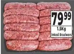 Supa Store Inkosi Braaiwors offer
