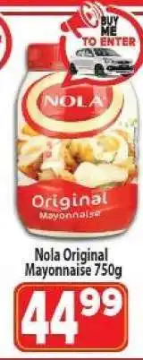 Supa Store Nola Original Mayonnaise-750g offer