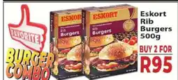 Supa Store Eskort Rib Burgers 500g offer