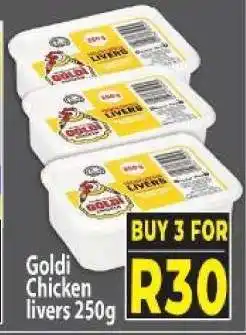Supa Store Goldi Chicken livers 250g offer
