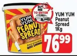 Supa Store YUM YUM Peanut Spread 1Kg offer