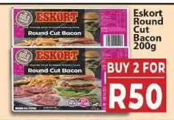 Supa Store Eskort Round Cut Bacon 200g offer