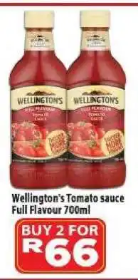 Wellington's Tomato sauce Full Flavour 700ml