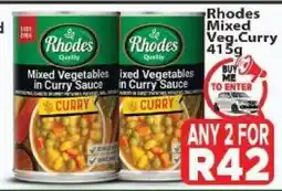 Supa Store Rhodes Mixed Veg. Curry 415g offer