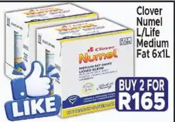 Supa Store Clover Numel L/Life Medium Fat 6x1L offer