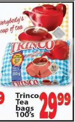 Supa Store Trinco Tea Bags 100's offer