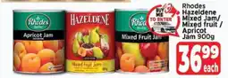 Supa Store Rhodes Hazeldene Mixed Jam/Mixed fruit/Apricot Jam 900g offer