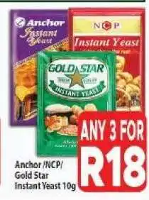 Supa Store Anchor/NCP/Gold Star Instant Yeast 10g offer