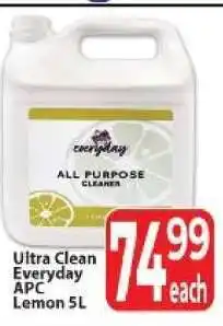 Supa Store Ultra Clean Everyday APC Lemon 5L offer