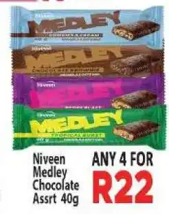 Supa Store Niveen Medley Chocolate Assrt 40g offer