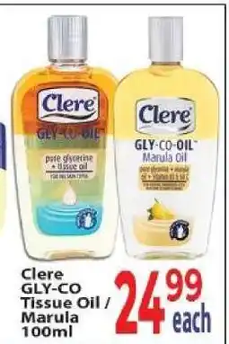 Supa Store Clere GLY-CO Tissue Oil/Marula offer