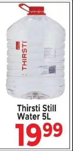 Supa Store Thirsti Still Water 5L offer
