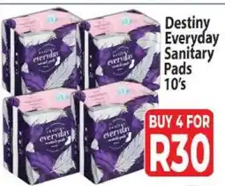 Supa Store Destiny Everyday Sanitary Pads 10's offer