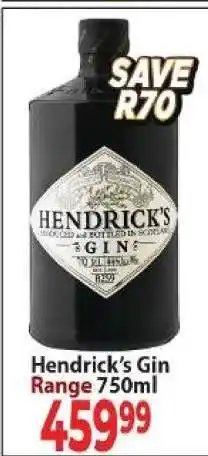Supa Store Hendrick's Gin offer