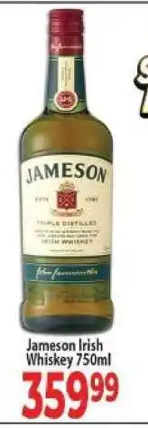 Supa Store JAMESON IRISH WHISKEY 750ML offer
