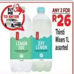 Supa Store Thirsti Mixers 1L assorted offer