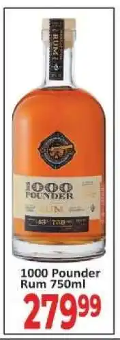 Supa Store 1000 Pounder Rum 750ml offer