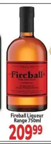Supa Store Fireball Liqueur Range 750ml offer