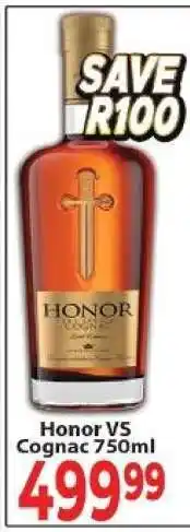 Supa Store Honor VS Cognac 750ml offer