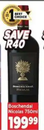 Supa Store Boschendal Nicolas 750ml offer