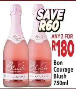 Supa Store Bon Courage Blush 750ml offer