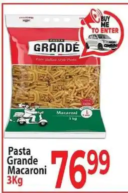 Supa Store Pasta Grandé Macaroni 3kg offer