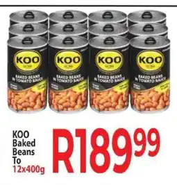 Supa Store KOO Baked Beans offer