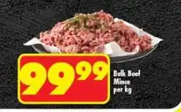 Shoprite BULK BEEF MINCE per kg offer