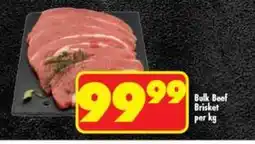 Shoprite Bulk Beef Brisket per kg offer