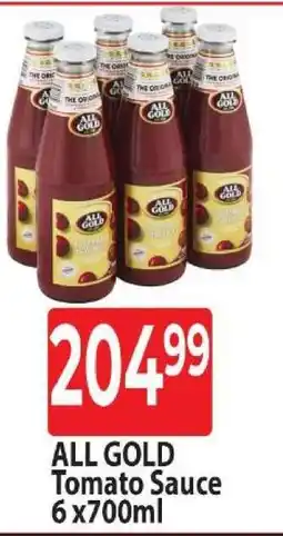 Supa Store ALL GOLD Tomato Sauce offer